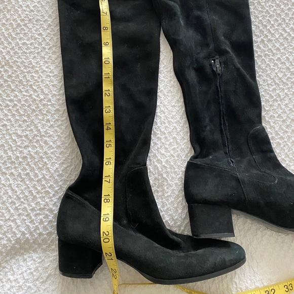 Zara suede over the knee boot - Picture 5 of 11